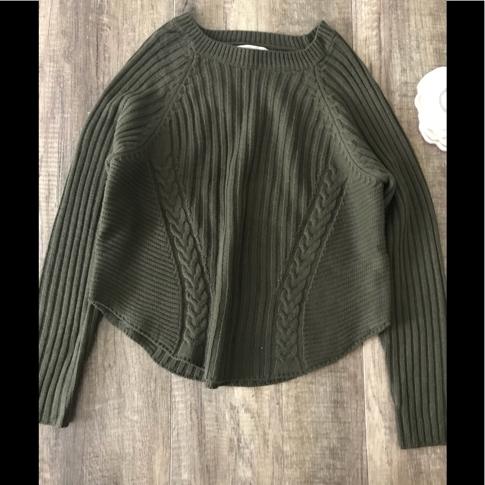 Olive green sweater